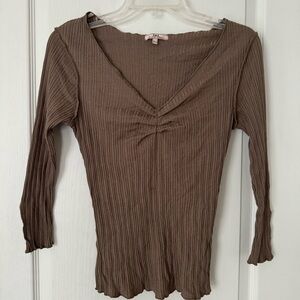 L.e.i. V-neck Top, XL